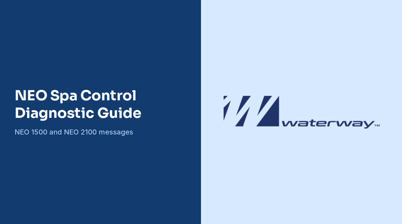 Waterway NEO Spa Control Diagnostic Guide