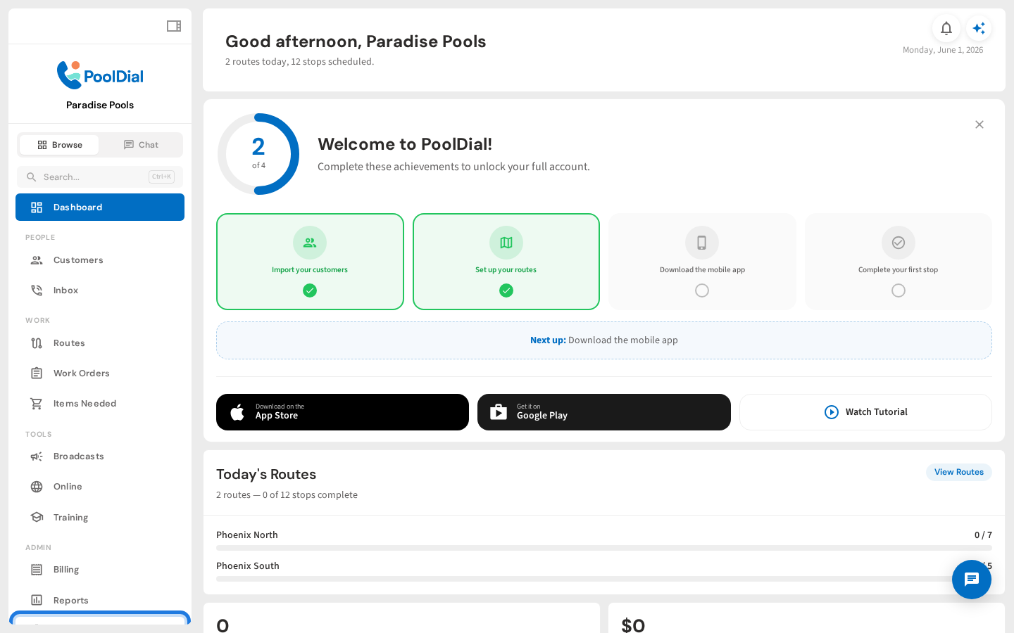 Click Settings in the sidebar