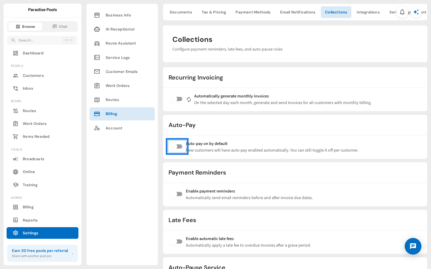 Turn on Auto-pay on by default