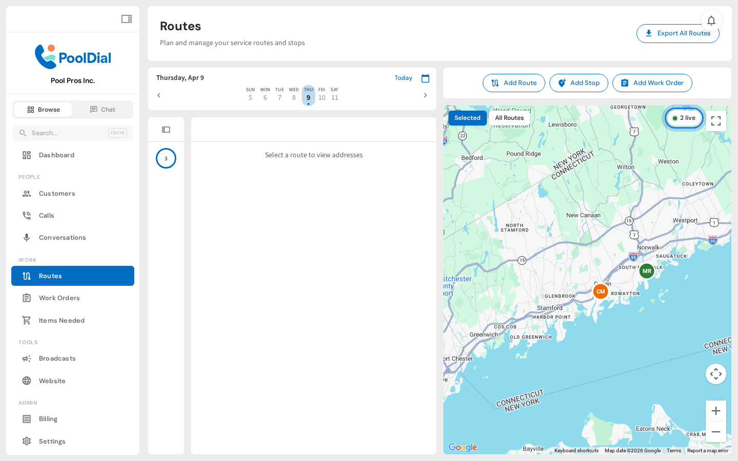 See the live tech indicator pill